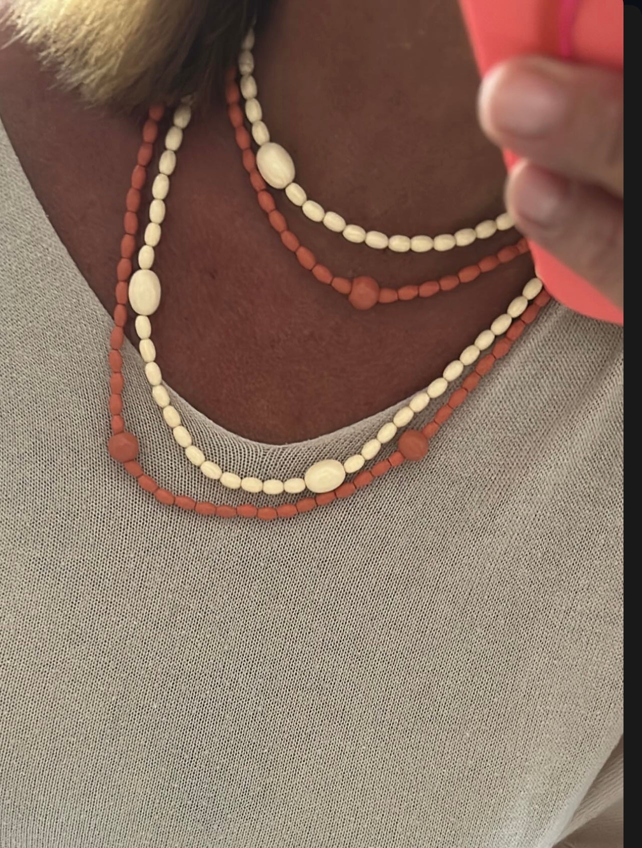 Collar Largo resina