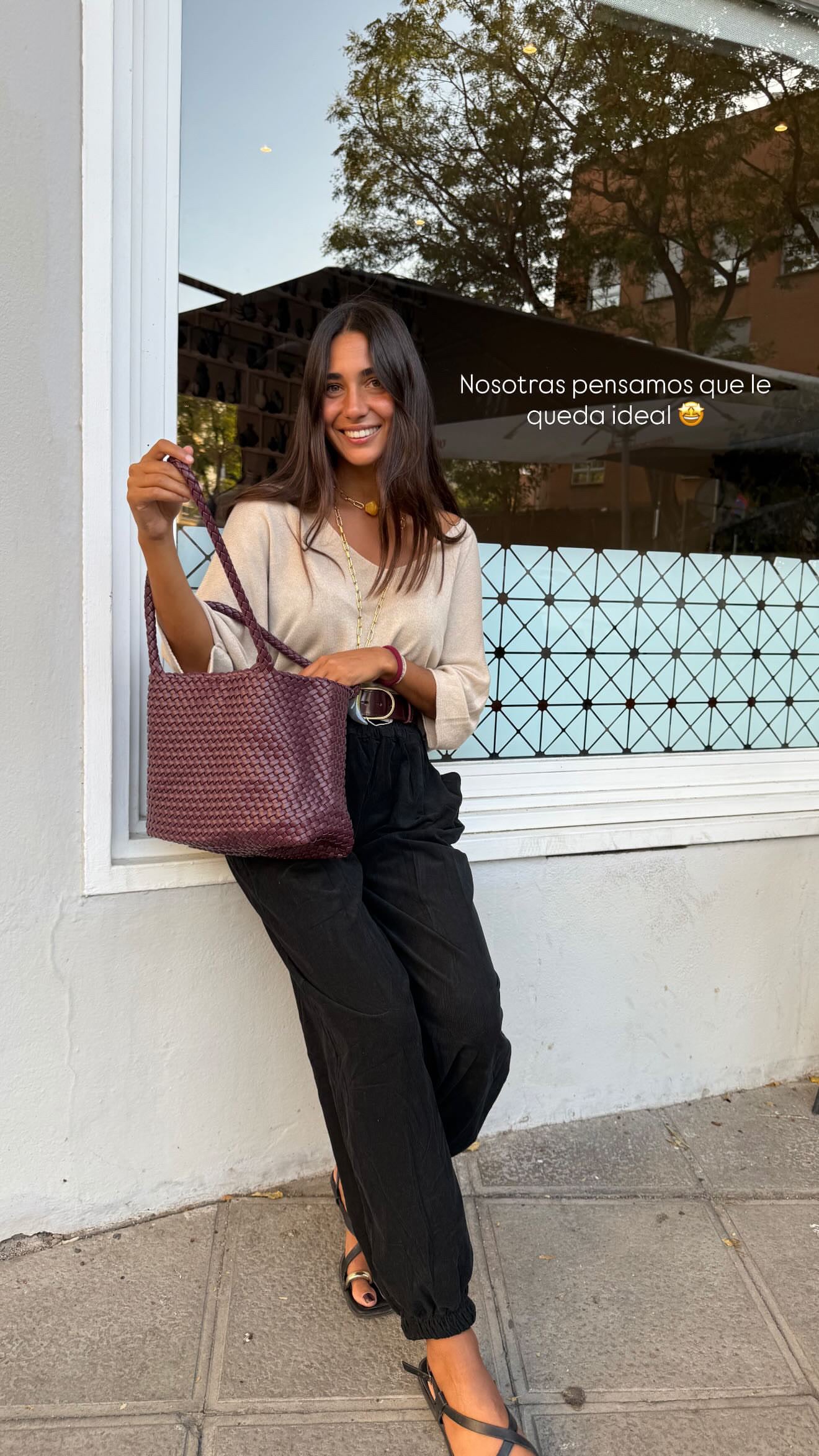 BOLSO TACTO NEOPRENO TRENZADO