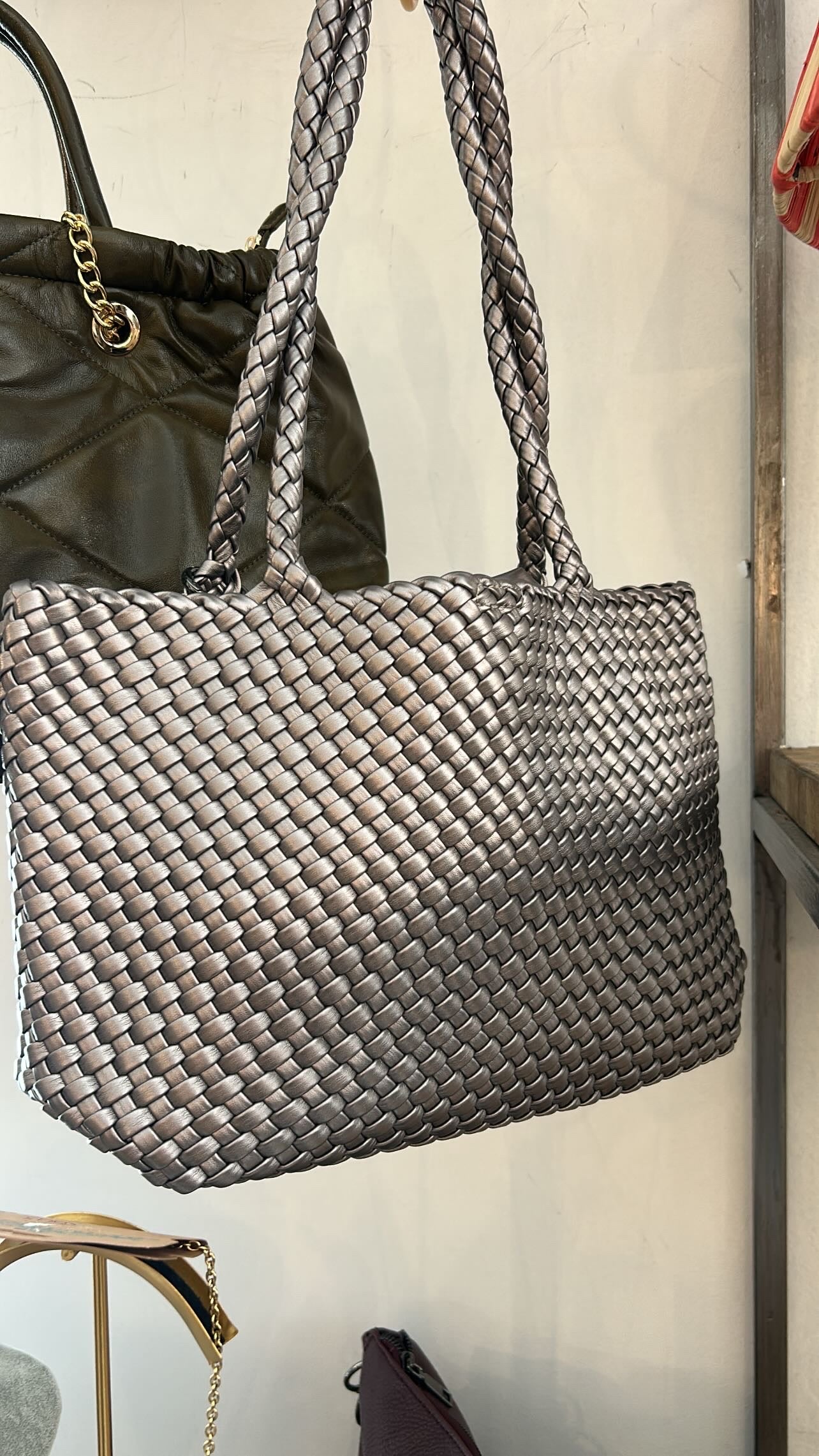 BOLSO TACTO NEOPRENO TRENZADO