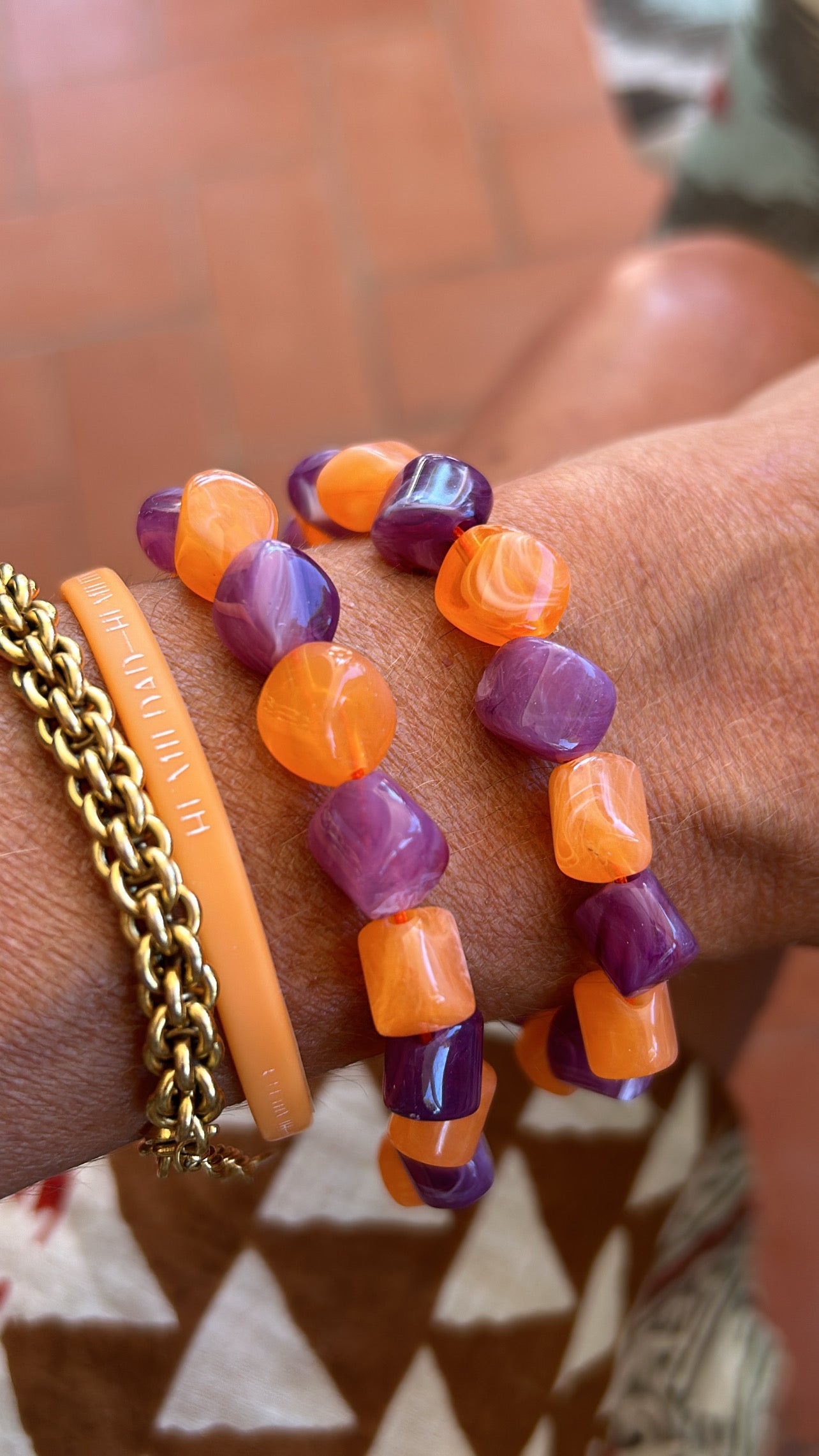 Collar caramelo