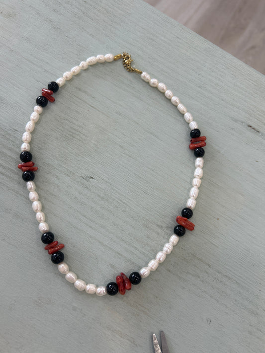 Collar Ónix Perla