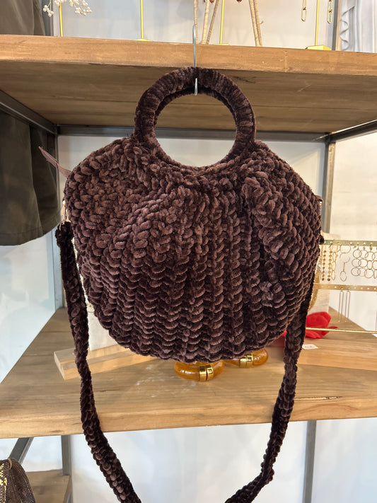 BOLSO TERCIOPELO REDONDO