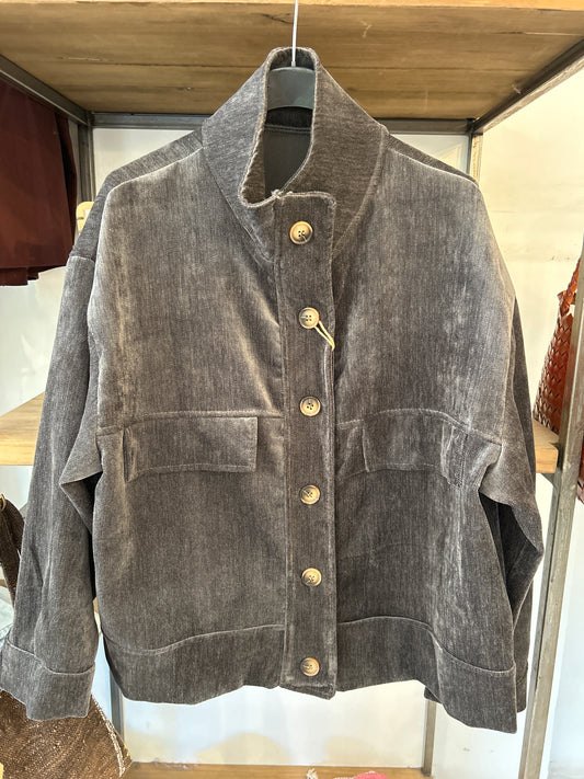CHAQUETA BOLSILLO CHENILLA