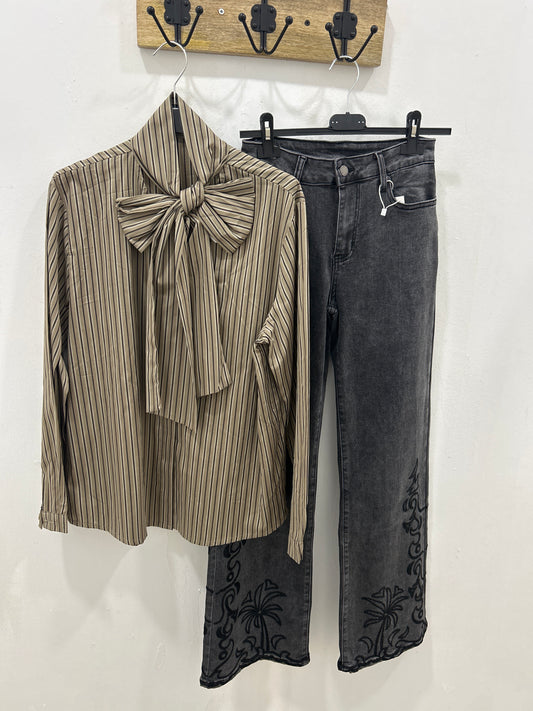 BLUSA LAZO RAYAS