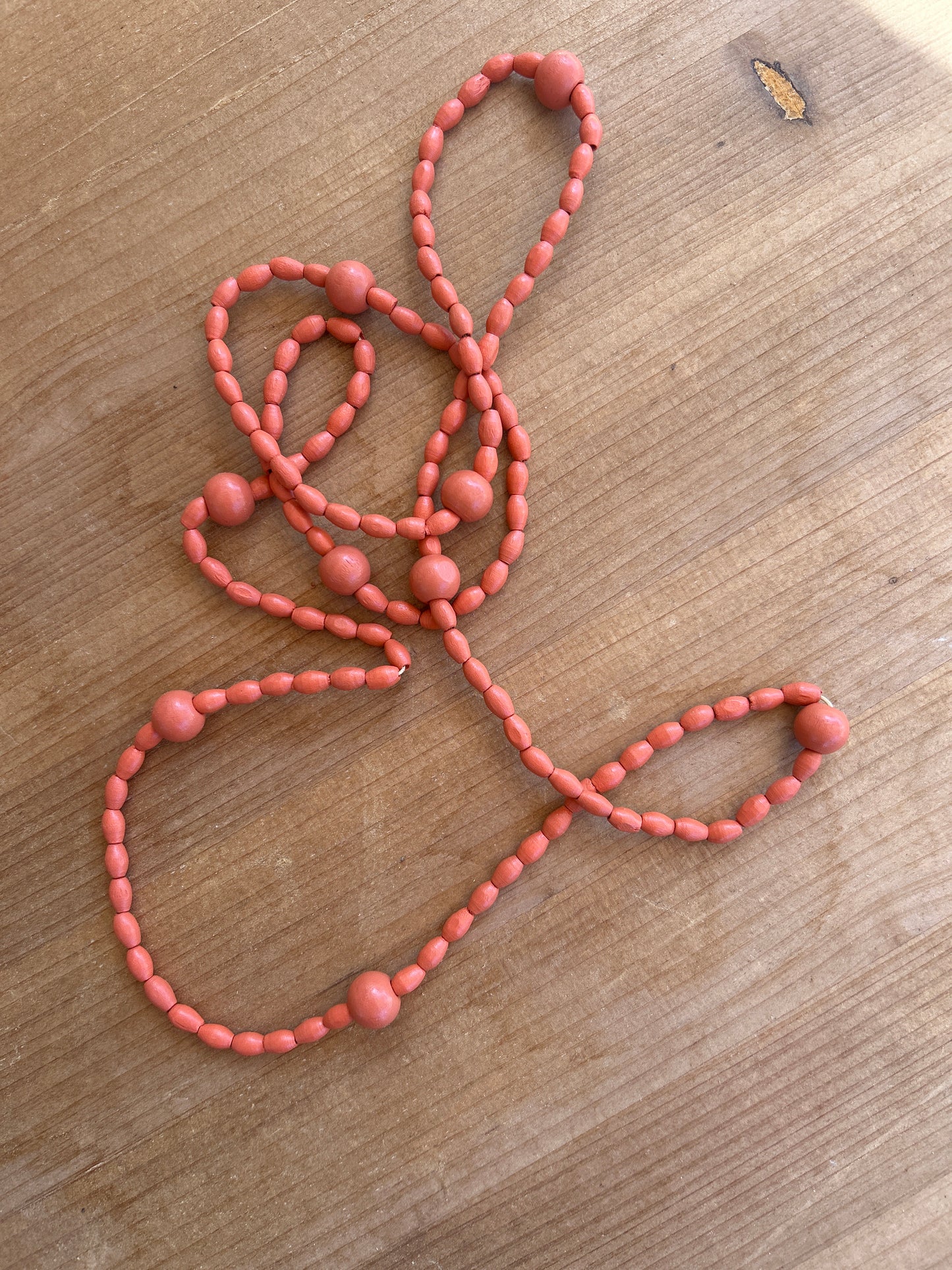 Collar coral largo
