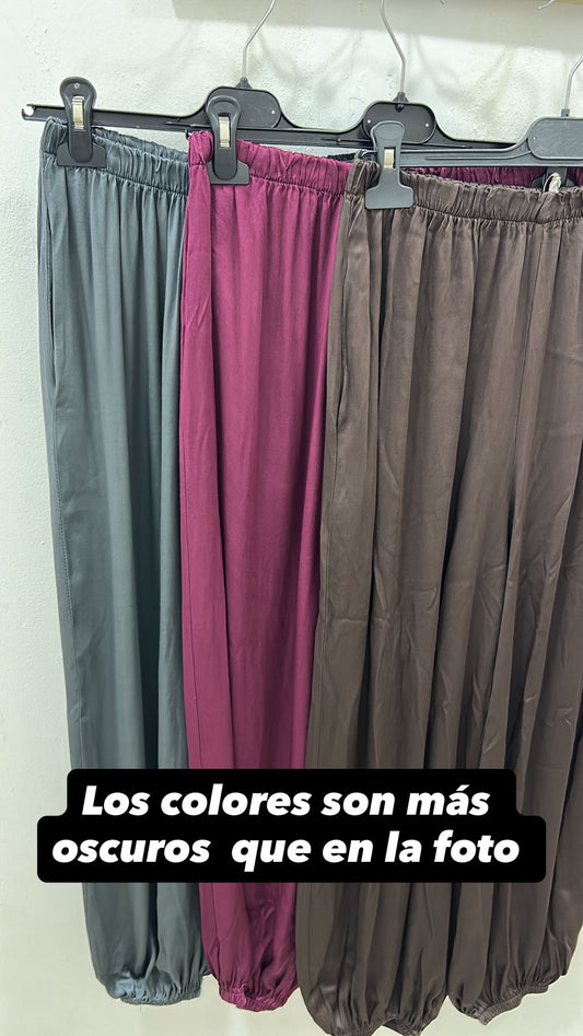 PANTALON BOMBACHO RASO