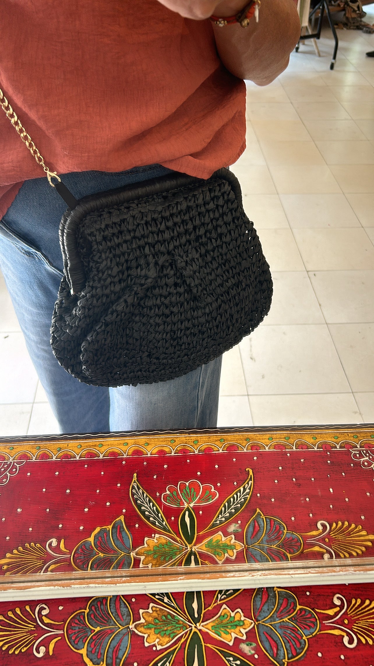 (Copia) BOLSO RAFIA CADENA