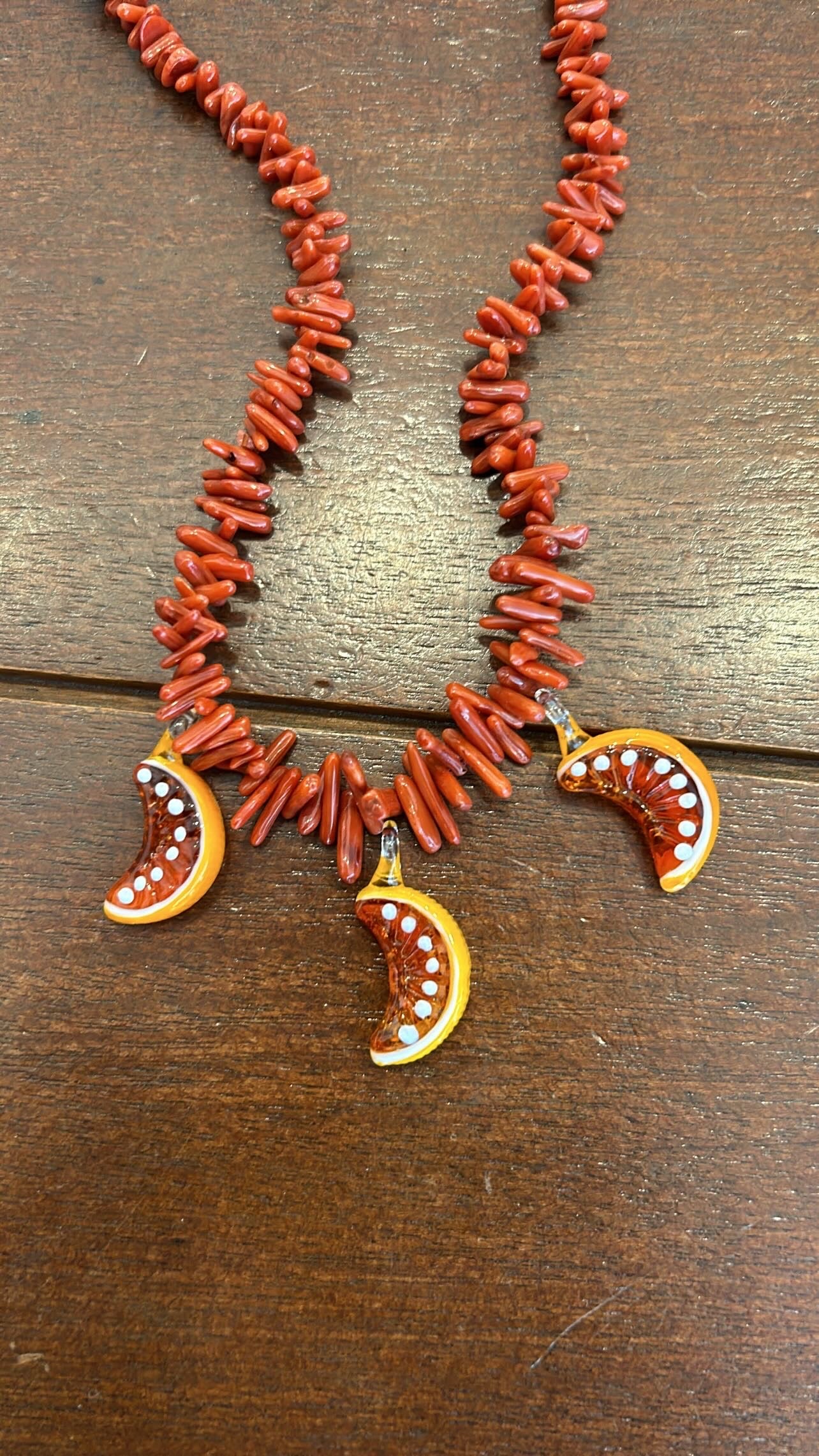 Collar gajos Naranja