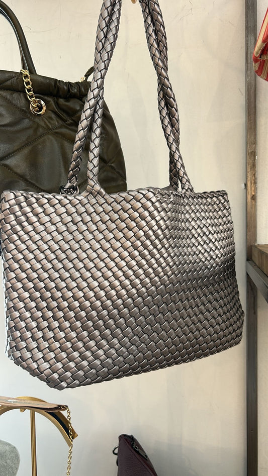 BOLSO TACTO NEOPRENO TRENZADO