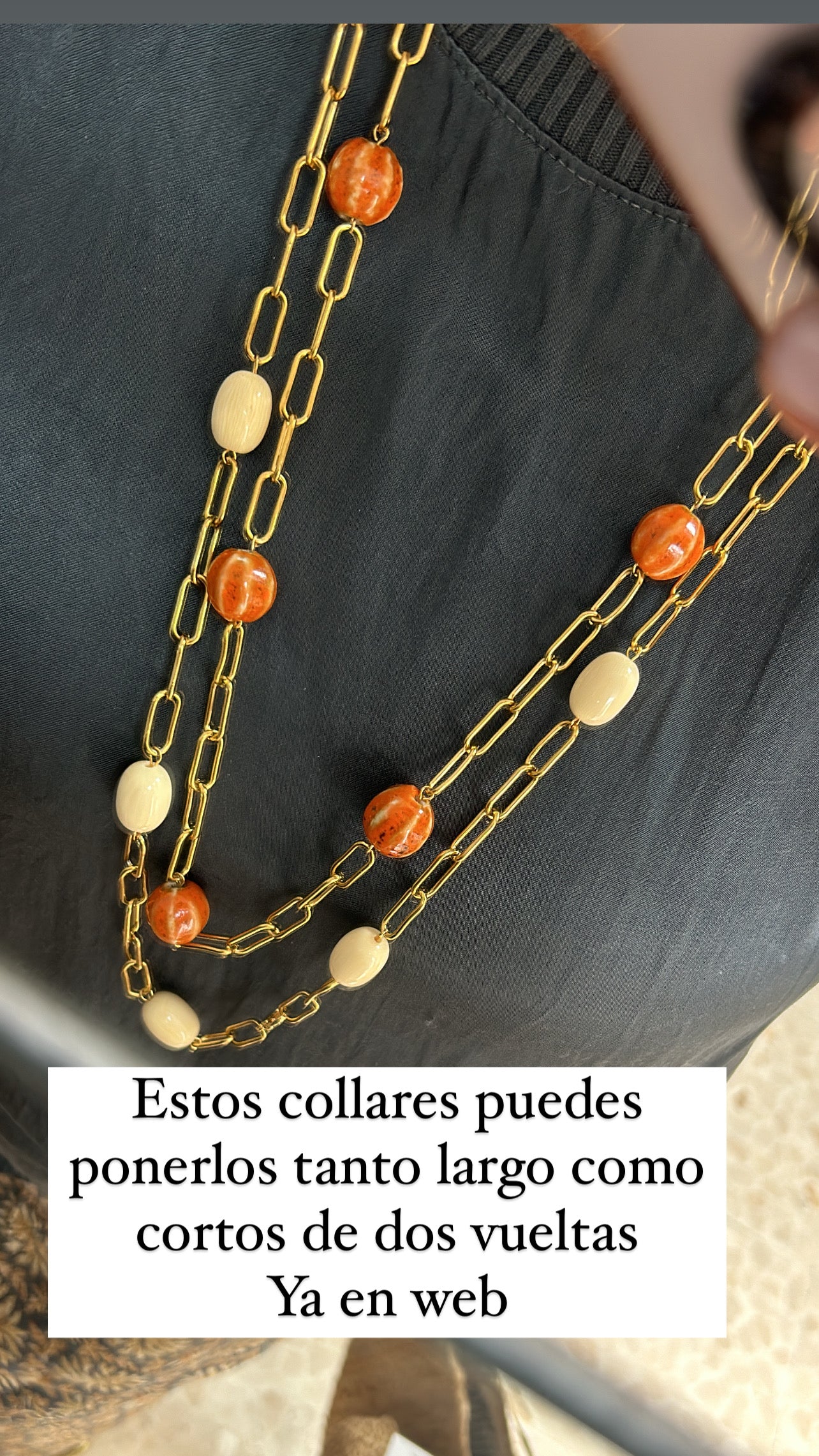 Collar Mandarina Cadena