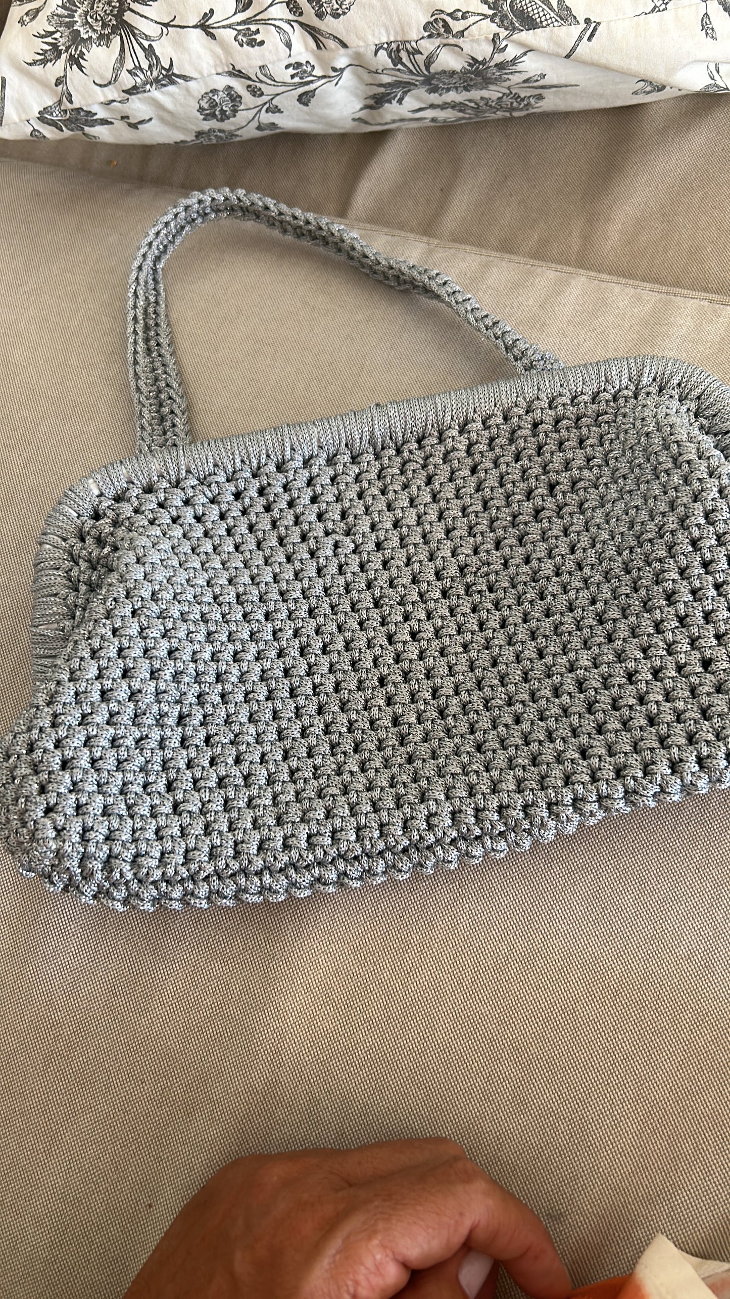 Bolso plata Makui