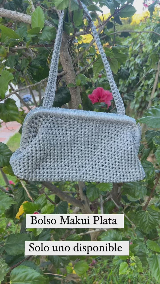 Bolso plata Makui