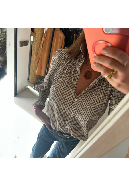 BLUSA CUADROS BEA 