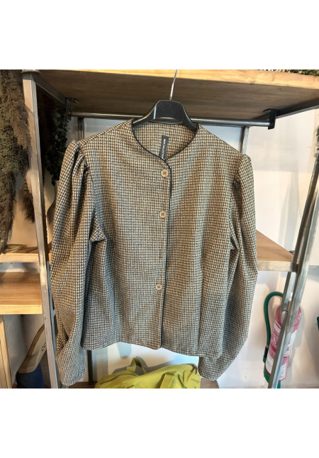 CHAQUETA HOMBRERAS CUADROS 