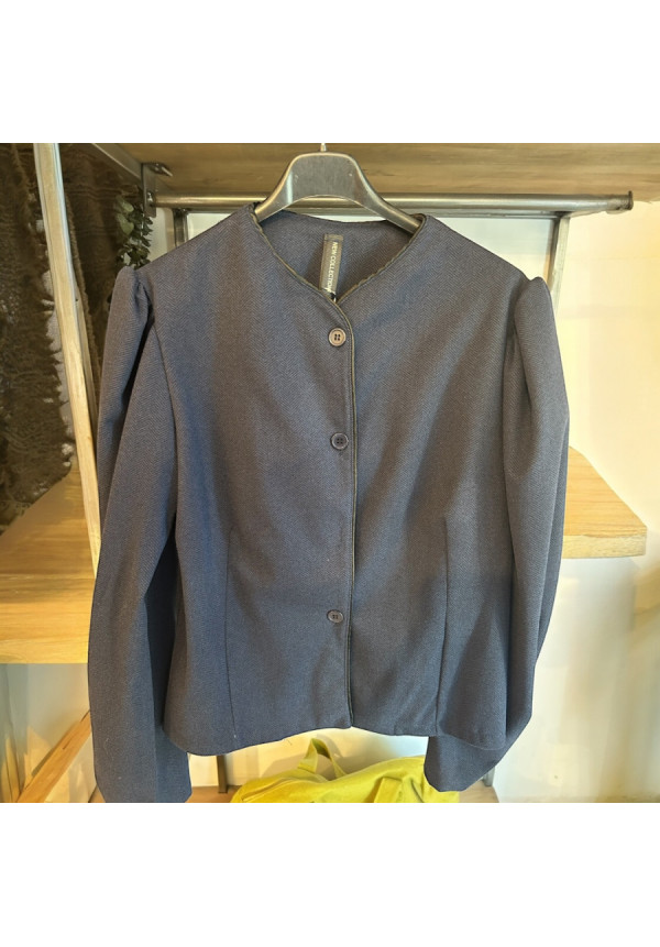 CHAQUETA HOMBRERAS AZUL 