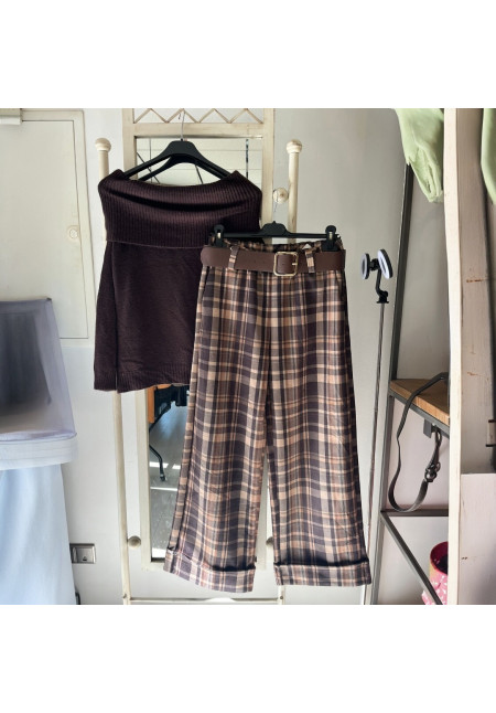 PANTALON CUADROS PAULA 