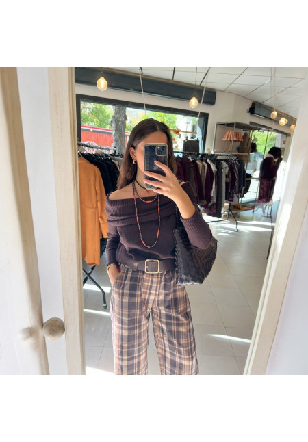 PANTALON CUADROS PAULA 